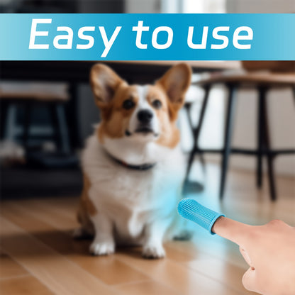 Super Soft Silicone Toothbrush - Perfect For Cleaning Your Dog Or Cat's Teeth!